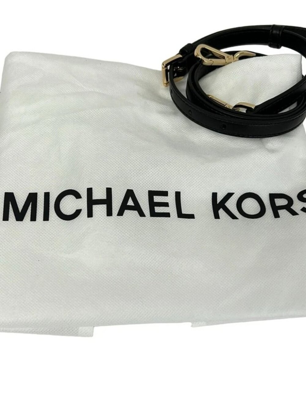 MICHAEL KORS Black Dark Brown PVC Leather Handbag - Picture 10 of 10